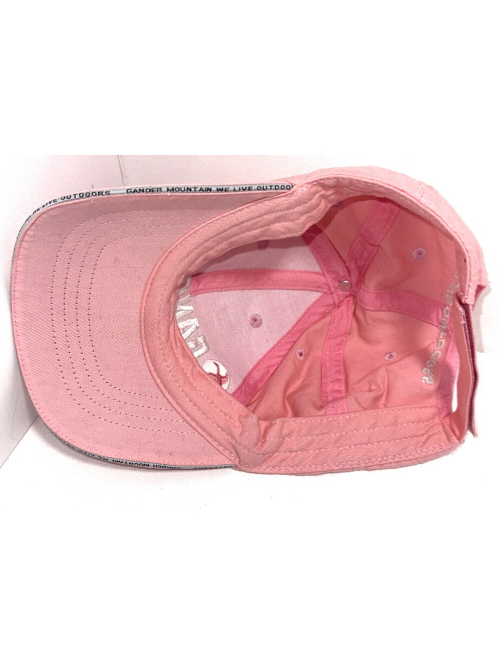 Gander Mtn We Live Outdoors Hat Cap Strapback Pink - Picture 6 of 7